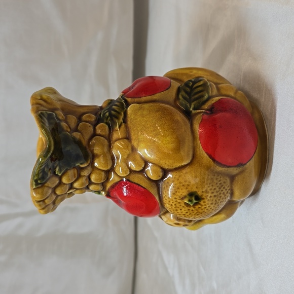 ARDCO Fine Quailty Dallas Made in Japan Fruit Harvest Majolica Pitcher C1727 - Picture 2 of 8